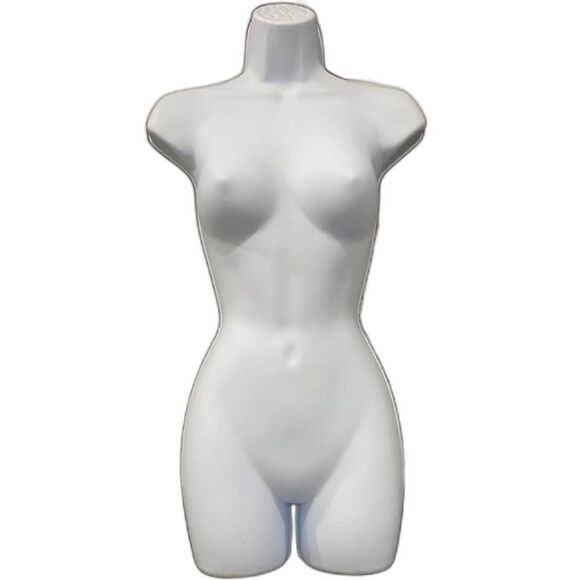 Hangable Hollow Female Form Torso Mannequin (Color:White, Bundle of 2) - Picture 1 of 1